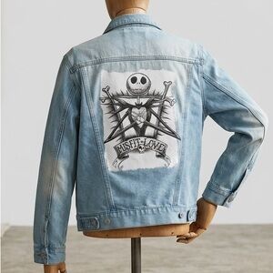 Disney Jack Skellington Jean Jacket